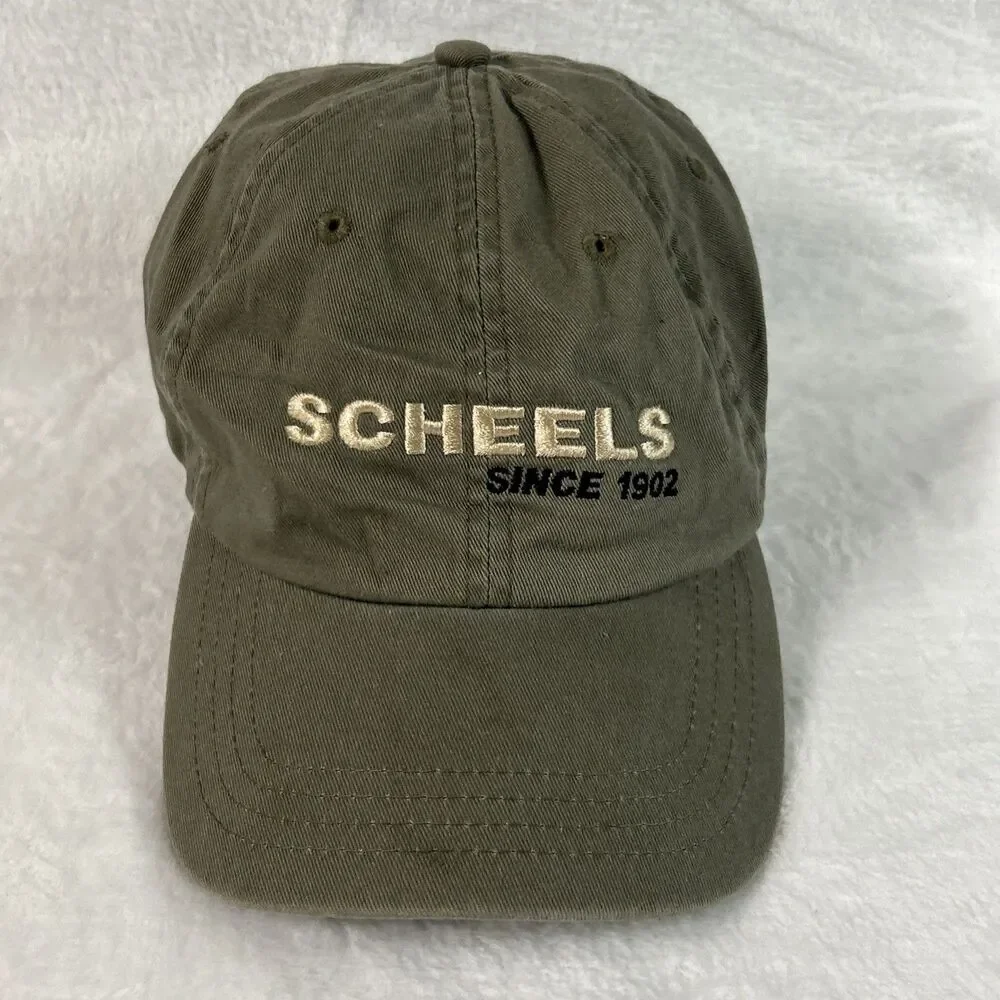 Scheels Mens Hat Adjustable Ball Cap Baseball Sporting Goods